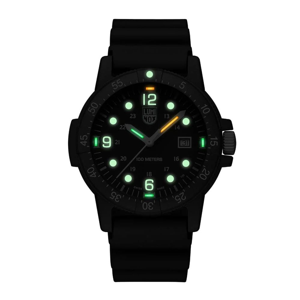 Luminox Black Rubber Sport Watch