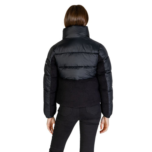 Columbia Black Polyester Full-Length Jacket