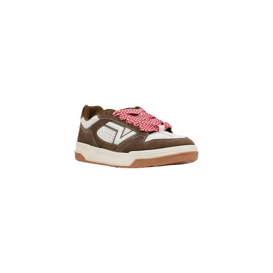 Vans Brown Leather Low Top Sneakers