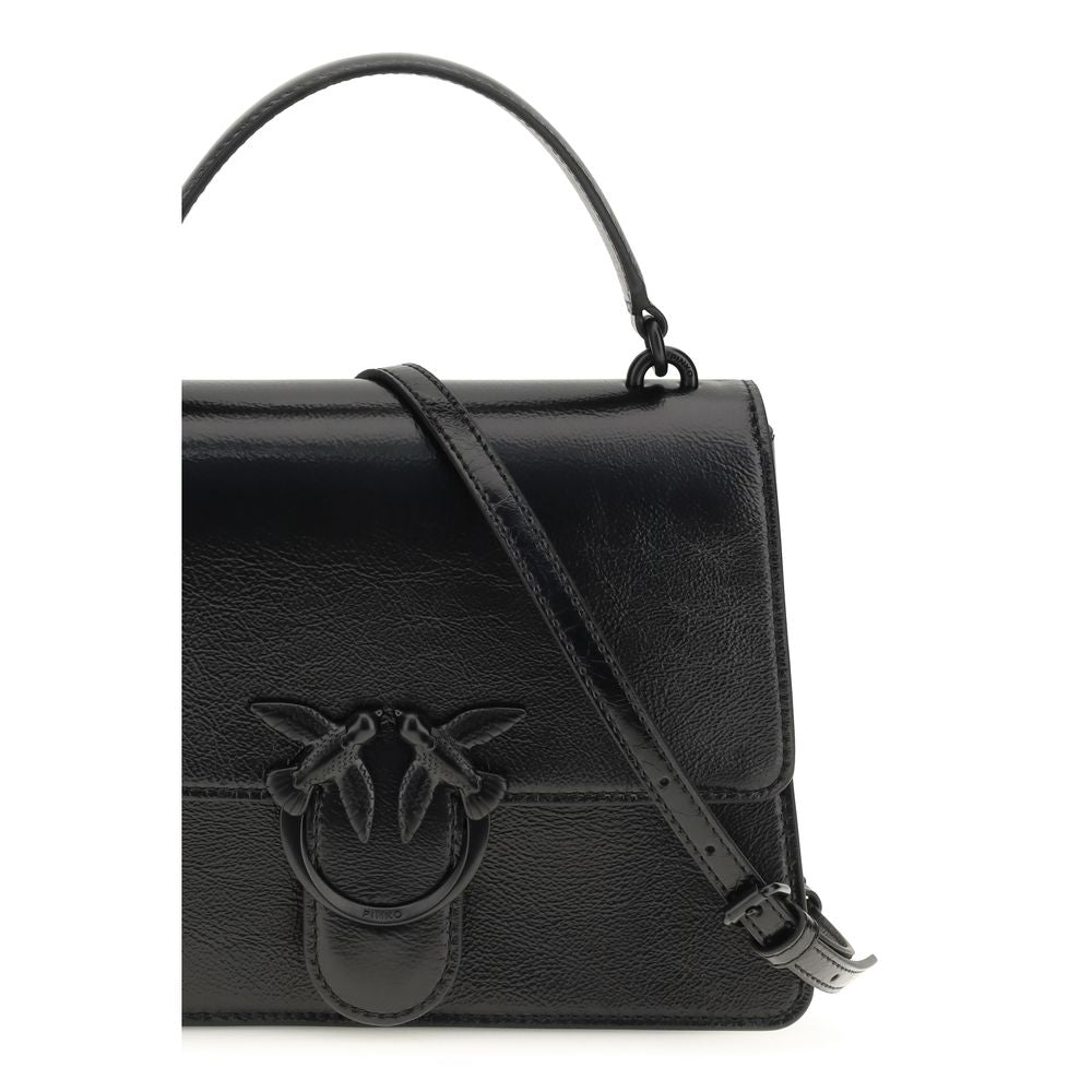 PINKO Black Lamb Ovis Aries Aries Handbag