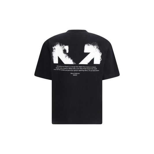 Off-White Black Cotton T-Shirt