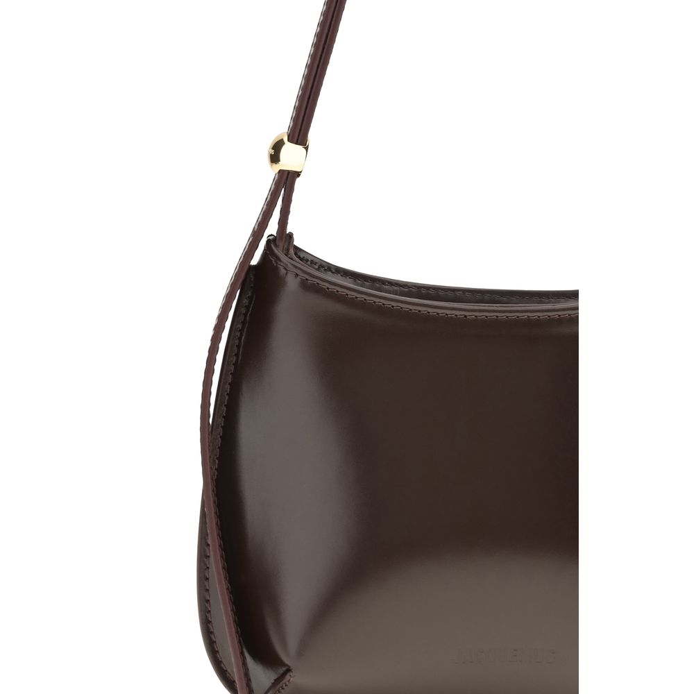 Jacquemus Brown Calf Leather Bos Taurus Shoulder Bag