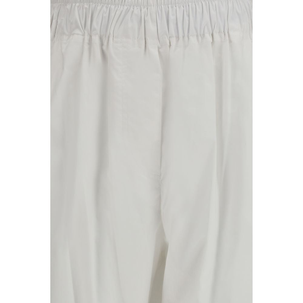 The Latest White Lyocell Casual Pants