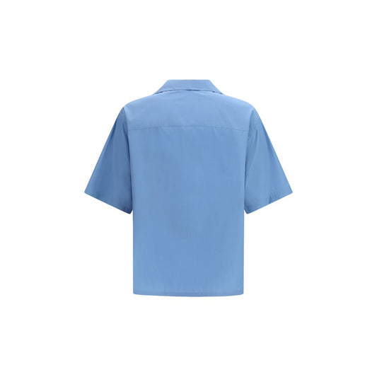 Marni Blue Cotton Shortsleeve Shirt