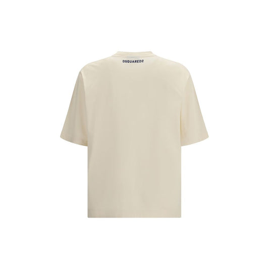Dsquared² Beige Cotton T-Shirt