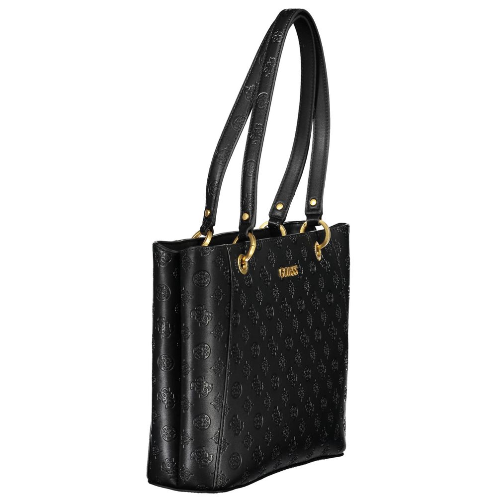 Guess Jeans Black Polyurethane Women Handbag