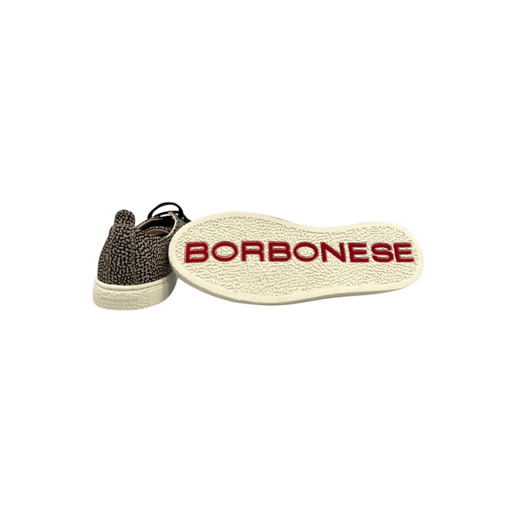 Borbonese Beige Textile Women Sneaker