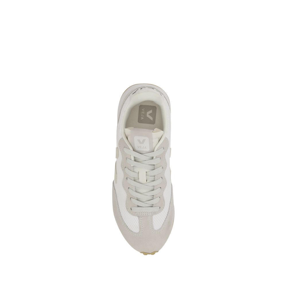 Veja White Calf Leather Bos Taurus Athletic Sneakers