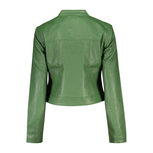 Desigual Verde Poliuretano Women Jacket