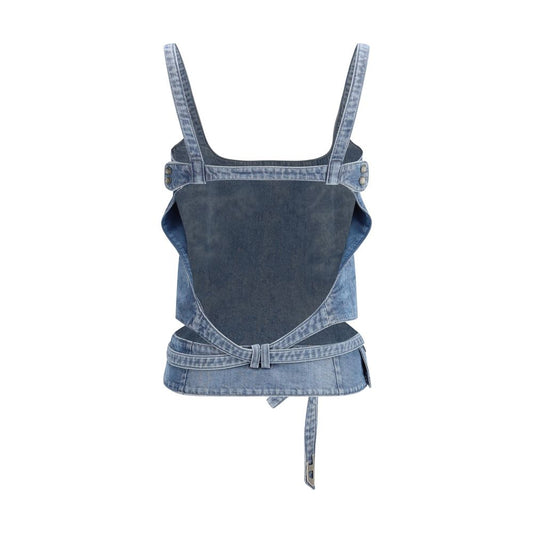 Diesel Blue Cotton Top