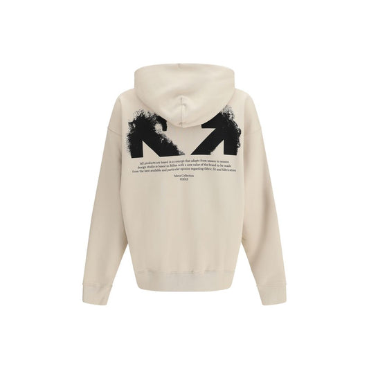 Off-White Beige Cotton Sweatshirt