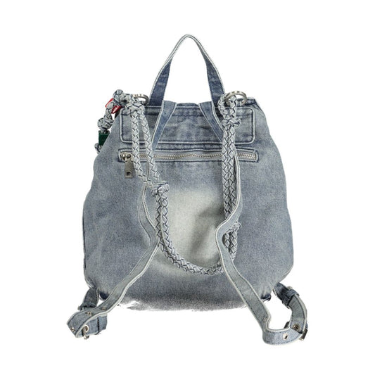Desigual Azzurro Cotton Women Backpack