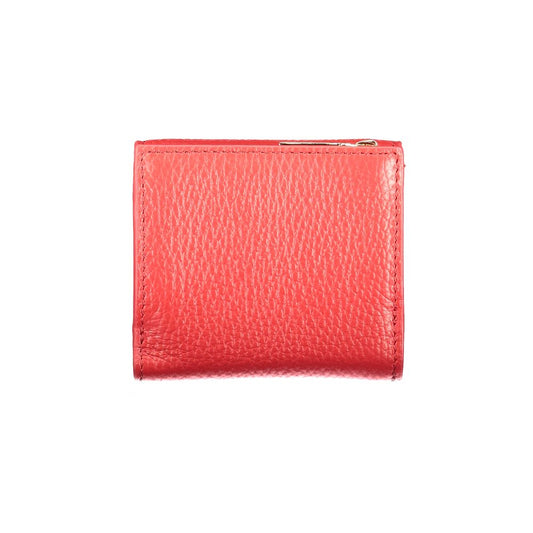 Coccinelle Red Leather Wallet