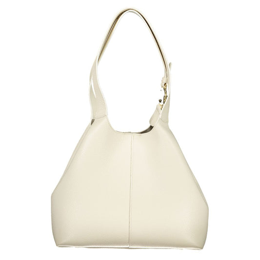 Coccinelle Bianco Leather Women Handbag