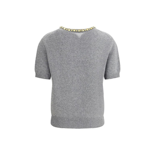 Prada Gray Cashmere Sweater