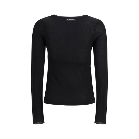 PINKO Black Viscose Sweatshirt