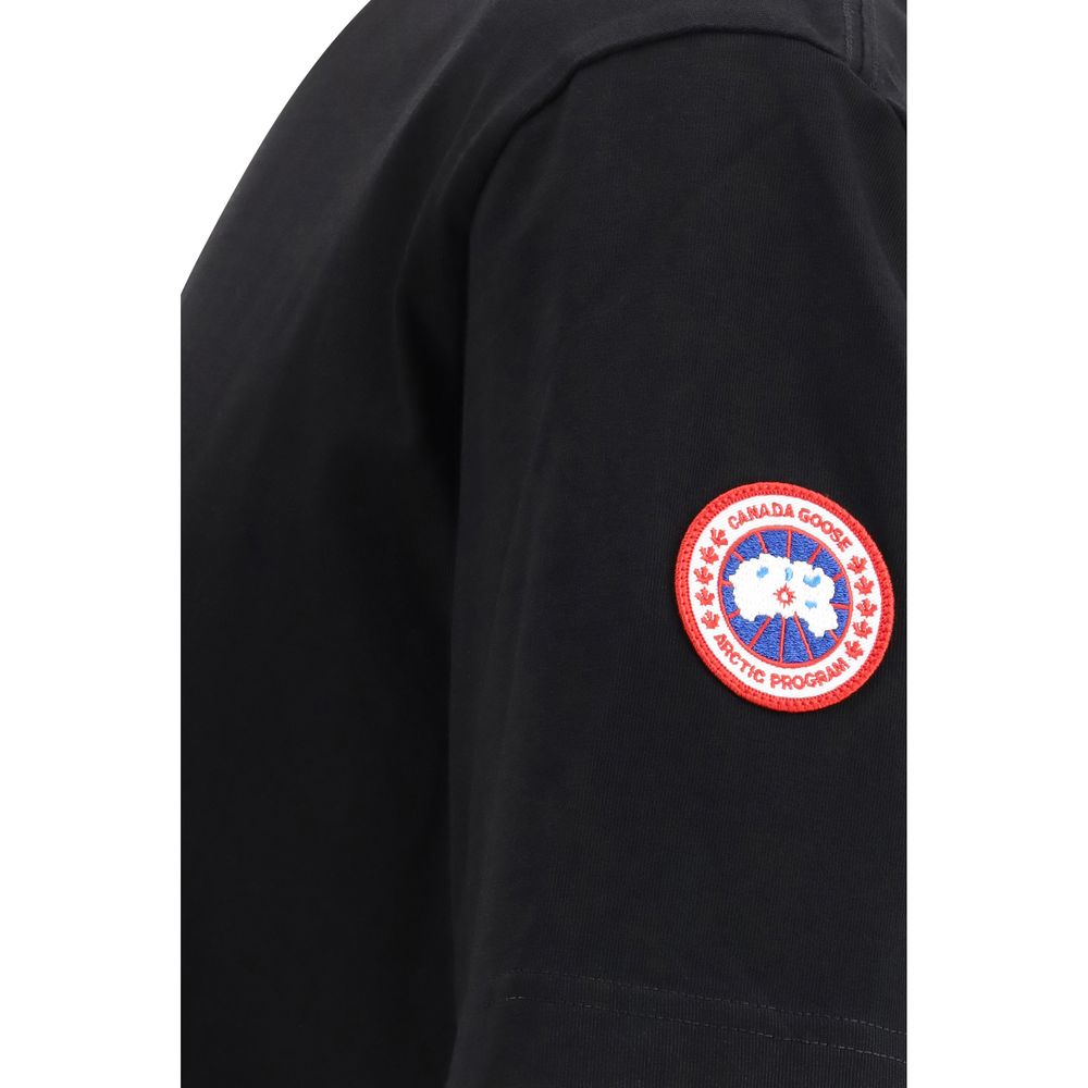 Canada Goose Black Cotton T-Shirt