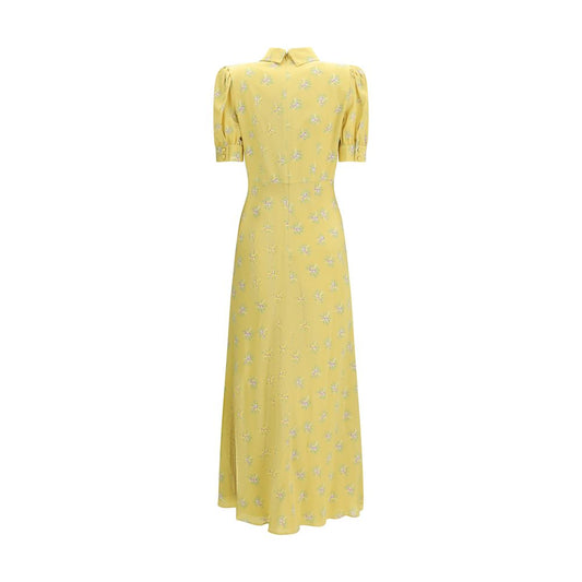 Alessandra Rich Bicolor Silk Casual Dress