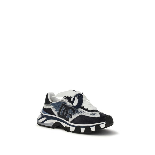 Dolce & Gabbana Multicolor Cotton Chunky Sneakers