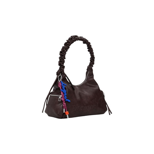 Desigual Brown Polyethylene Handbag