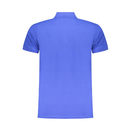 Iceberg Blue Cotton Men Polo Shirt