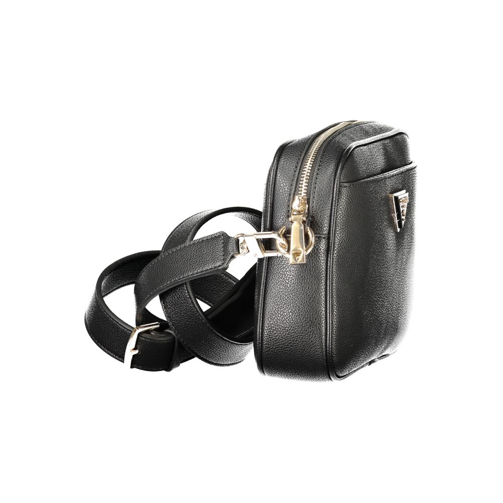 Guess Jeans Nero Poliuretano Women Handbag