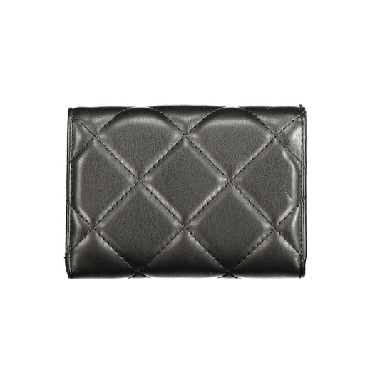 Valentino Black Polyurethane Womens Wallet