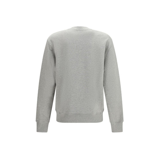 Ami Paris Gray Cotton Sweatshirt
