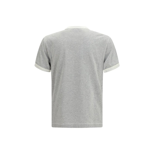 Ami Paris Gray Cotton T-Shirt