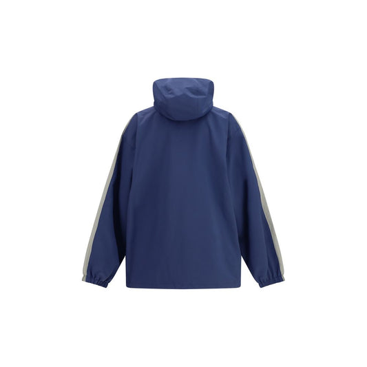 Balenciaga Blue Polyester Shell Jacket