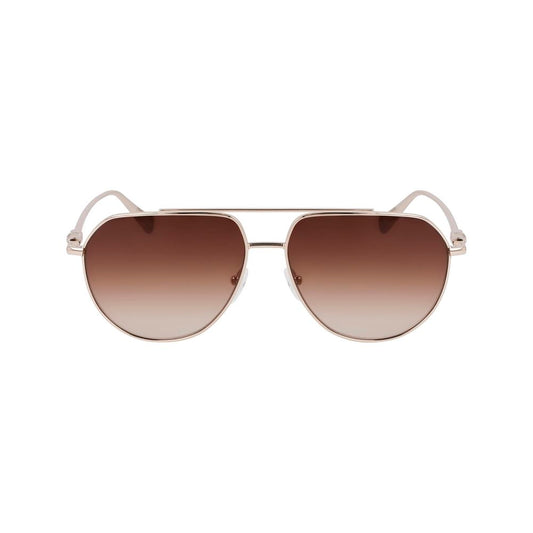 Longchamp Gold Metal Sunglasses