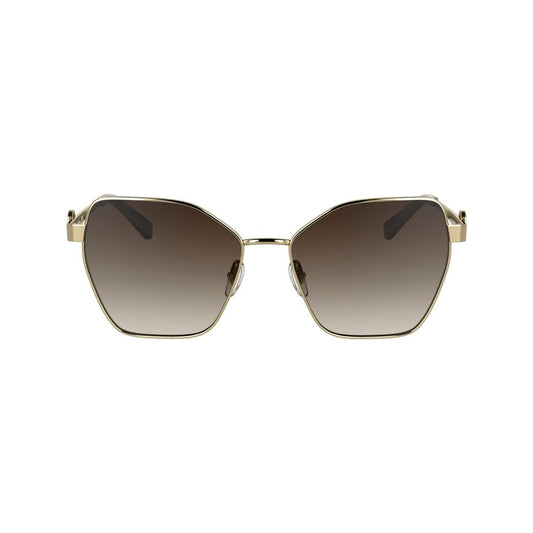 Longchamp Gold Metal Sunglasses