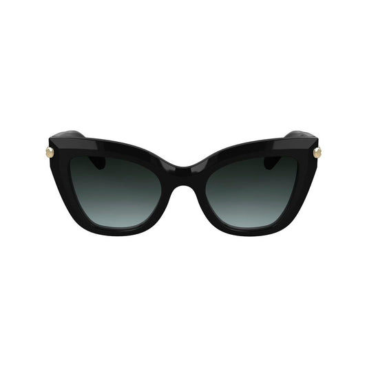 Longchamp Black Acetate Sunglasses