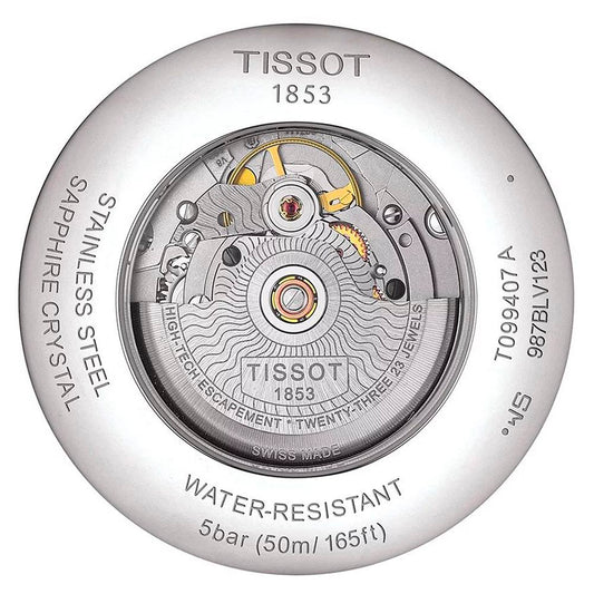 Tissot Gray Stainless Steel Dress Watch