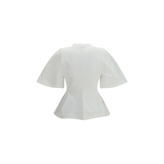 Balenciaga White Cotton T-Shirt