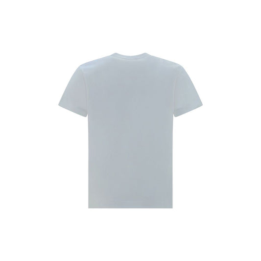 Comme Des Garçons Play White Cotton T-Shirt