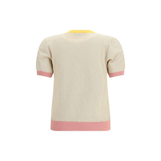 Fendi Beige Cotton Sweatshirt