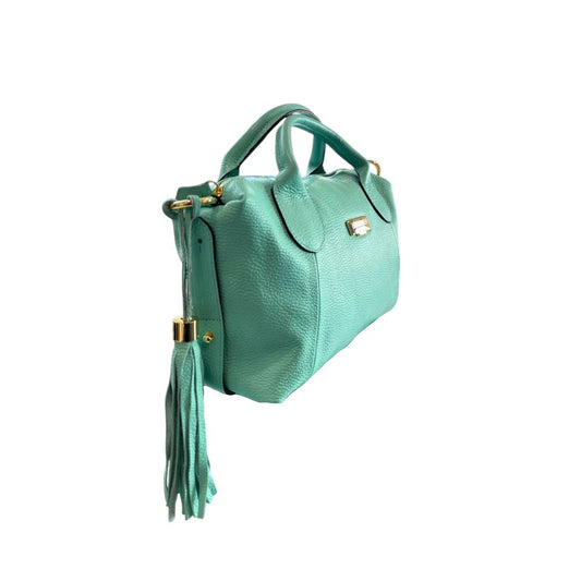 Baldinini Trend Green Leather Women's Handbag