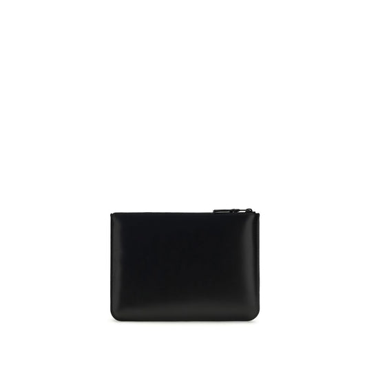 Comme Des Garçons Black Calf Leather Bos Taurus Wallet