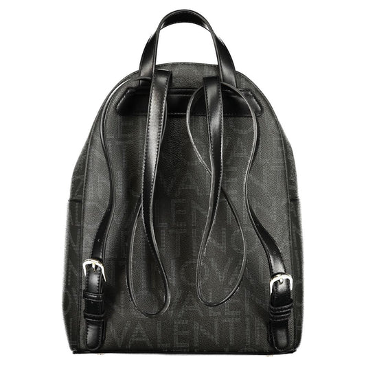Valentino Black Polyurethane Women Backpack