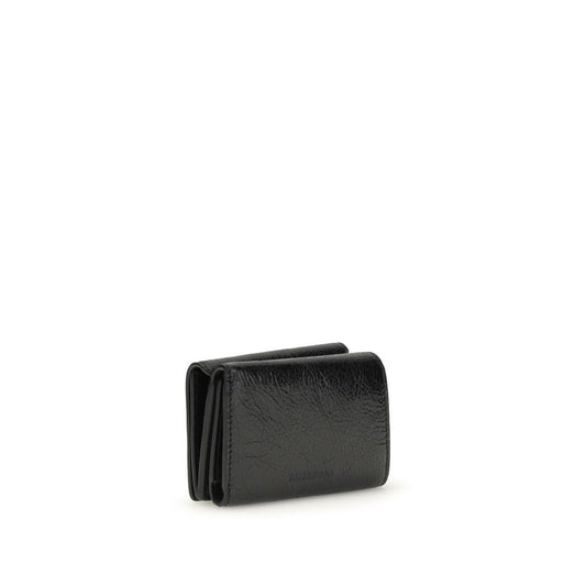 Balenciaga Black Lamb Ovis Aries Aries Wallet