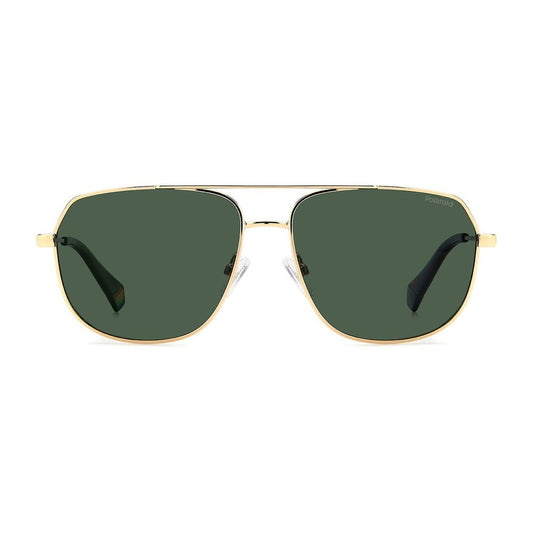 Polaroid Gold Metal Sunglasses