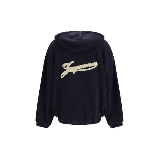 Jacquemus Blue Cotton Sweatshirt