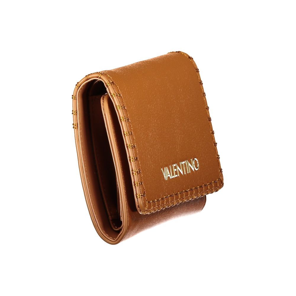 Valentino Brown Polyethylene Wallet