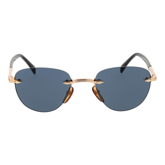 David Beckham Rose Gold Metal Sunglasses