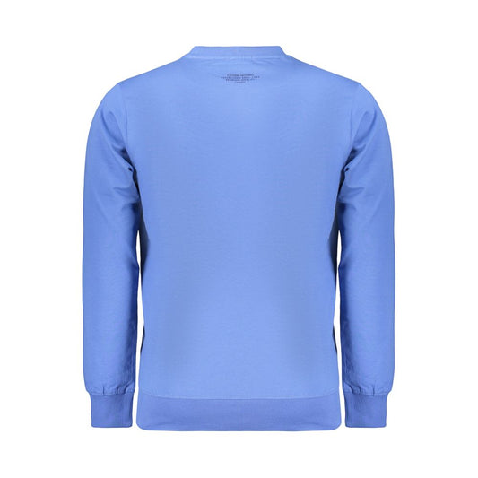 Coveri Moving Blue Cotton Men's Sweatshirt