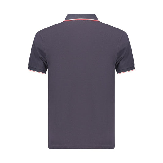 Coveri Moving Blue Cotton Men's Polo