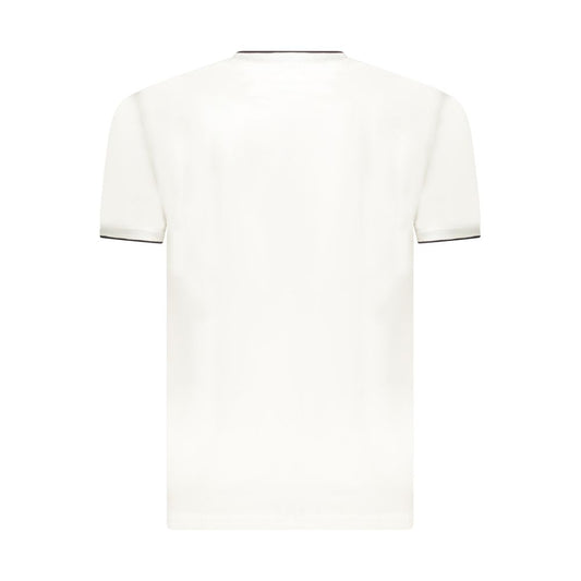 Coveri Moving White Cotton Men's T-Shirt