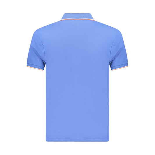 Coveri Moving Blue Cotton Men's Polo Shirt