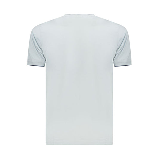 Coveri Moving Azzurro Cotton Mens TShirt